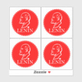 Sticker Lénine, URSS, CCCP, Union soviétique, Communisme (Feuille)