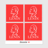 Sticker Lénine, URSS, CCCP, Union soviétique, communisme (Feuille)