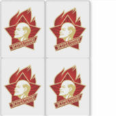 Sticker Lénine, URSS, CCCP, Union soviétique, Communisme (Devant)