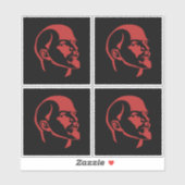 Sticker Lénine, URSS, CCCP, Union soviétique, Communisme (Feuille)