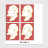 Sticker Lénine, URSS, CCCP, Union soviétique, Communisme (Feuille)