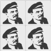 Sticker Lénine, URSS, CCCP, Union soviétique, Communisme (Devant)