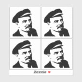 Sticker Lénine, URSS, CCCP, Union soviétique, Communisme (Feuille)