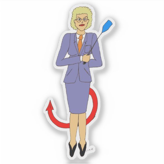 Sticker L'enseignant du mal (Devant)