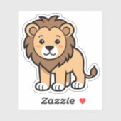 Sticker Leo le lion (Feuille)