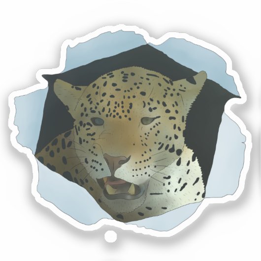 Sticker Leopard (Recto)