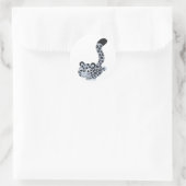 Sticker Léopard À Neige Cartoon Mignonne Landing (Sac)