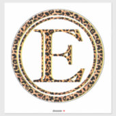 Sticker Leopard E (Feuille)