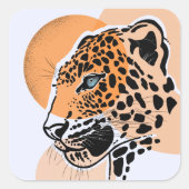 Sticker Leopard - Sticker esthétique Big Cat (Devant)
