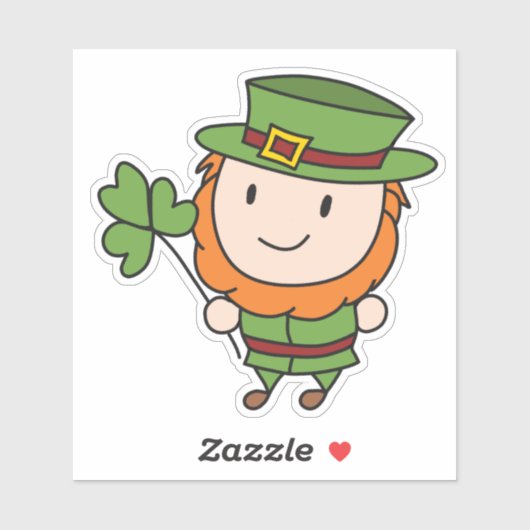 Sticker Leprechaun (Feuille)