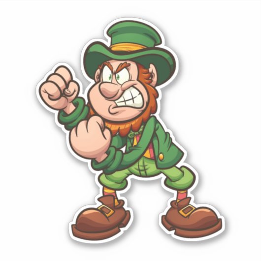 Sticker Leprechaun (Devant)