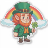 Sticker Leprechaun Rainbow (Devant)