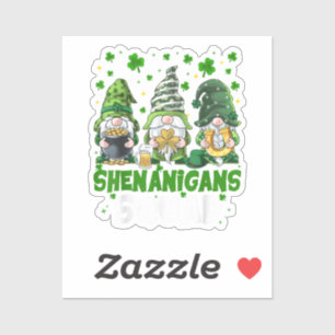 Sticker L'équipe de farces de lutins de la Saint-Patrick S