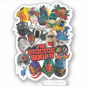 Sticker L'équipe du suicide | Avatars stylisés (Devant)