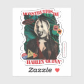 Sticker L'équipe du suicide | Harley Quinn Winking (Feuille)