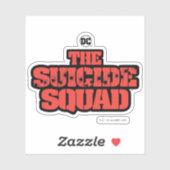 Sticker L'équipe du suicide | Logo rouge et noir (Feuille)