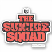 Sticker L'équipe du suicide | Logo rouge et noir (Devant)