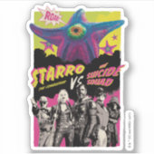 Sticker L'équipe du suicide | Starro Vs L'Équipe Suicide (Devant)