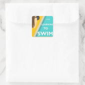 Sticker - Leren zwemmen (Tas)