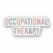 Sticker L'ergothérapie OT Future OT (Devant)