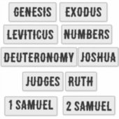 Sticker Les 10 premiers livres de la Bible (Devant)