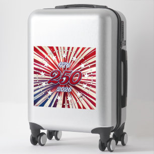 Sticker Les 250 ans d'Amérique 1776-2026 Feux d'artifice R