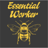 Sticker Les abeilles sont des apiculteurs essentiels Envir (Devant)