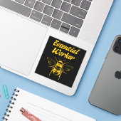 Sticker Les abeilles sont des apiculteurs essentiels Envir (Ordinateur portable avec iPhone)