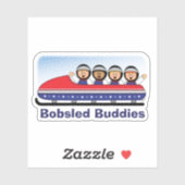 Sticker Les amis de JollyKins en bob (Feuille)