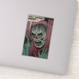 Sticker les années 70 âge d'or Horror bandes dessinées vin