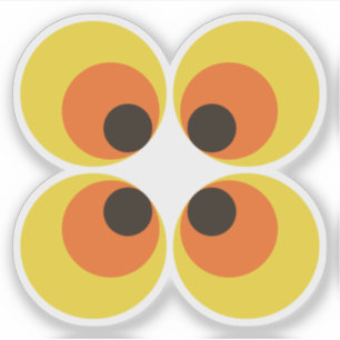 Sticker les années 70 papier peint