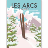 Sticker Les Arcs France (Devant)