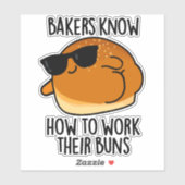 Sticker Les boulangers savent comment travailler leurs arm (Feuille)