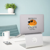Sticker Les boulangers savent comment travailler leurs arm (Ordinateur portable sur le bureau)