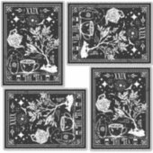 Sticker Les Cartes de Tarot du Thé (Devant)