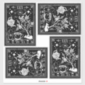 Sticker Les Cartes Tea Tarot (Feuille)