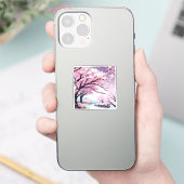 Sticker Les cerisiers en fleurs (Téléphone)