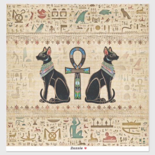 Sticker Les Chats d'Egyptian (Feuille)