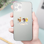 Sticker Les chats sont comme des chips Contour Cut (Téléphone)