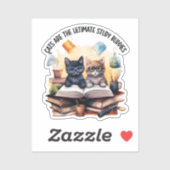 Sticker Les Chats Sont Les Derniers Étudiants (Feuille)