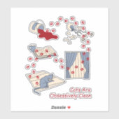 Sticker Les Chats Sont Obsessivement Propres (Feuille)