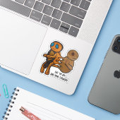 Sticker Les couper (Ordinateur portable avec iPhone)