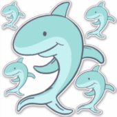 Sticker Les dauphins bleus sauter Thunder_Cove (Devant)