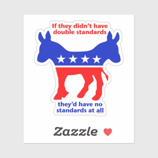 STICKER LES DÉMOCRATES DOUBLES NORMES (Feuille)