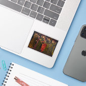 Sticker Les douze princesses dansantes de Gustave Stevens (Ordinateur portable avec iPhone)