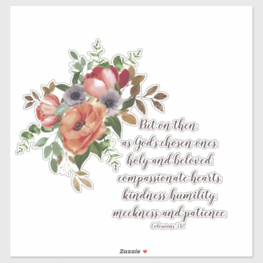 Sticker Les élus de Dieu (Feuille)