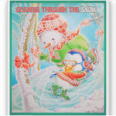 STICKER LES ENFANTS SE LAISSENT DÉCHIRER PAR LE BÂTIMENT À (Devant)