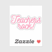 Sticker Les enseignants déchirent ! (Feuille)