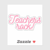 Sticker Les enseignants roulent! (Feuille)