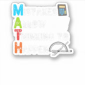 Sticker Les Erreurs Permettent De Penser À Se Produire - M (Devant)